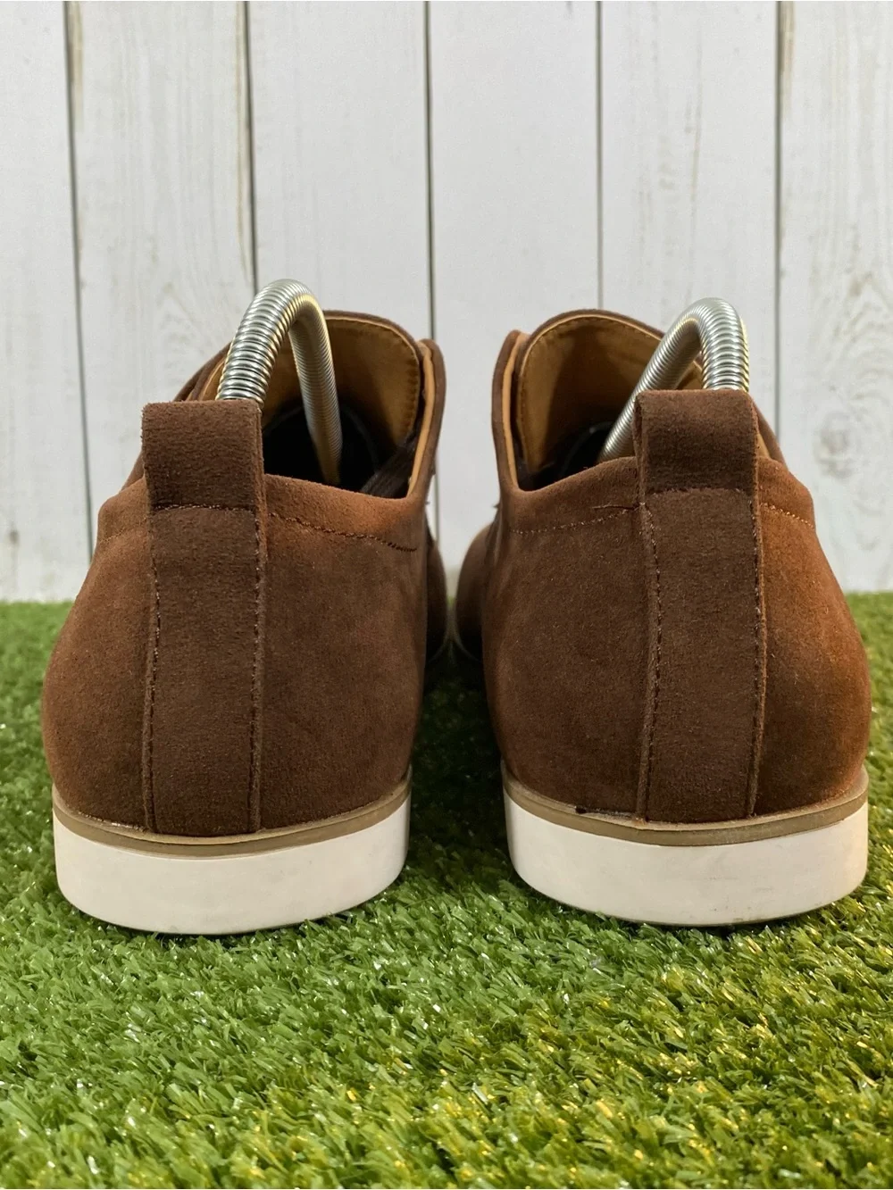 Arider Alan-02 Oxford Suede Shoes Mens Size 10 Low Brown Lace Up Business Casual